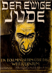 Advertising poster for the antisemitic film 