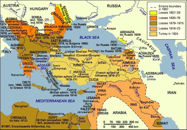 The Dissolution of the Ottoman Empire, 1807-1924