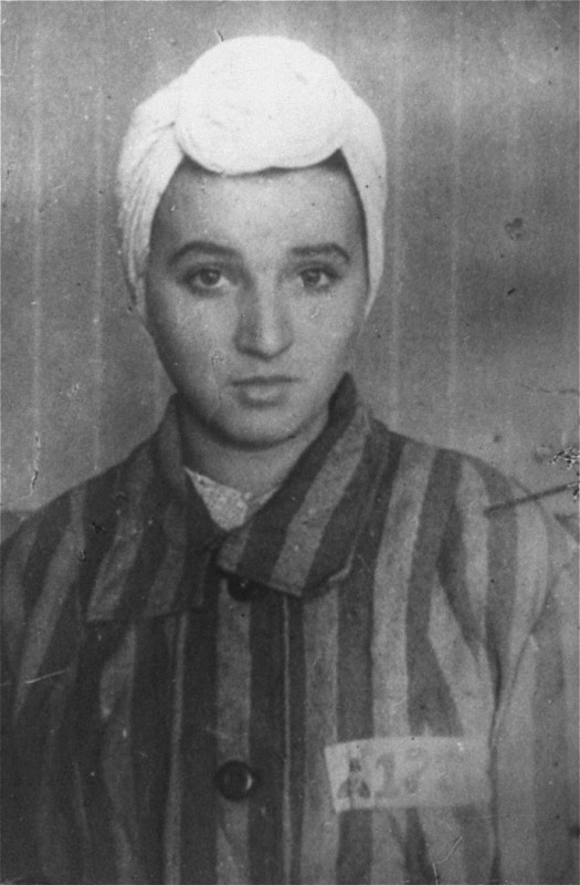 A 14-year-old inmate of the Kaiserwald concentration camp near Riga. [LCID: 86214]