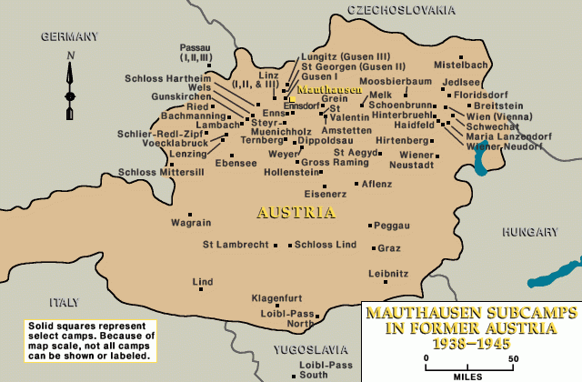 Mauthausen subcamps, 1938-1945