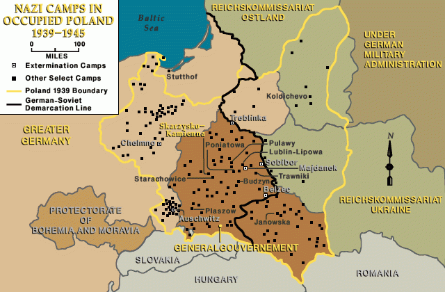 Major camps in Poland, Skarzysko-Kamienna indicated [LCID: ska72020]