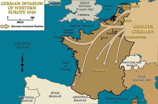 Blitzkrieg (Lightning War) - Animated Map/Map | The Holocaust Encyclopedia