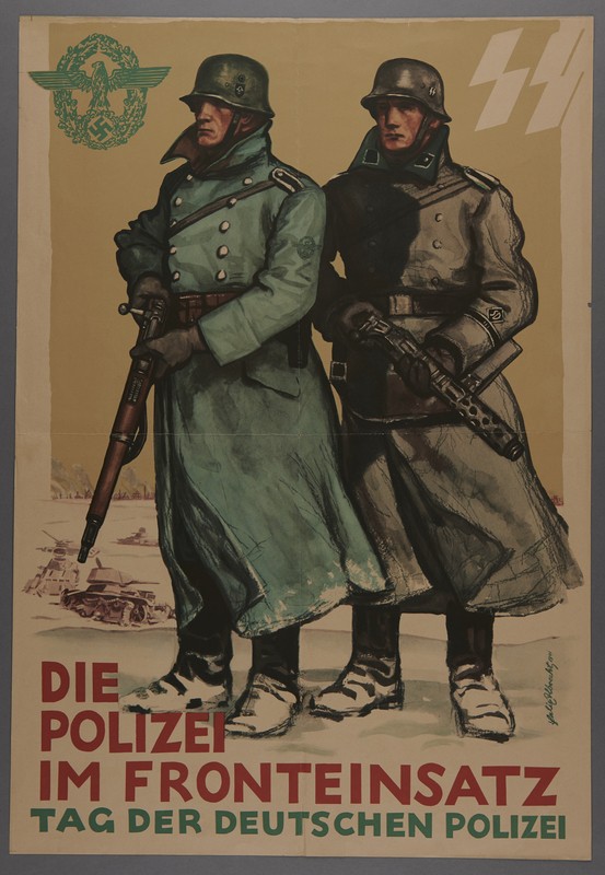 German Police deployment during World War II