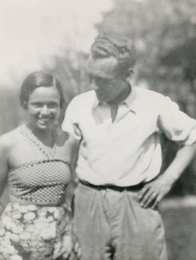 Thomas's parents, Mundek and Gerda (b. 1912). Czechoslovakia, 1933 or 1934. [LCID: buerg24]