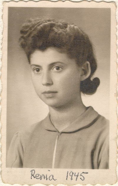 Photograph of Regina (Renia) taken on June 2, 1945, in Lodz, Poland.