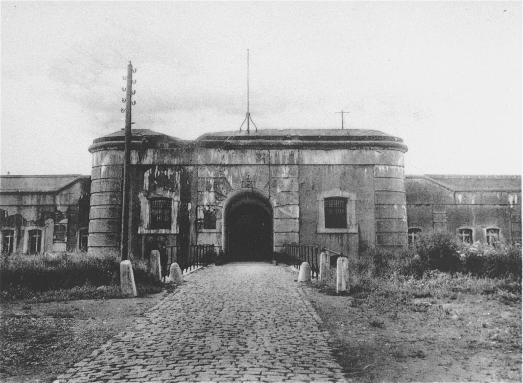 Entrance to the Breendonk internment camp. Breendonk, Belgium, 1940-1944. [LCID: 41203]