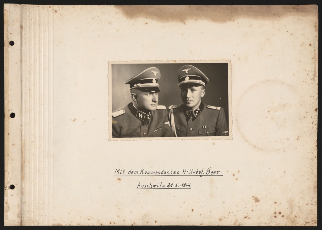 A page from Karl Höcker’s photograph album | Holocaust Encyclopedia