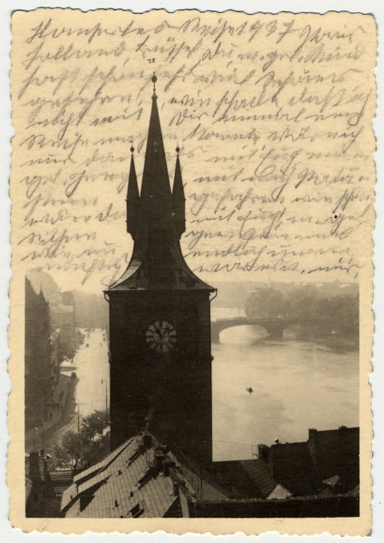 Photograph of the water tower of the Old Town Mills in Prague. [LCID: 33381]