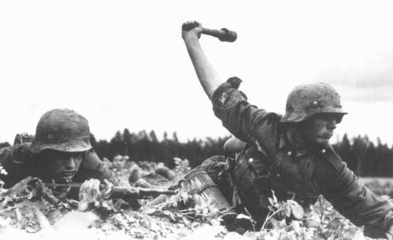  German troops in the Soviet Union after June 1941. [LCID: 80492]
