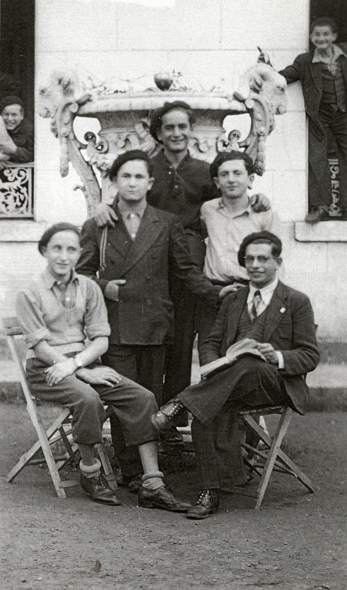 Group portrait in the Ambloy children's home | Holocaust Encyclopedia