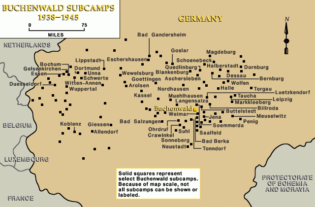 Buchenwald subcamps, 1938-1945 [LCID: buc72050]