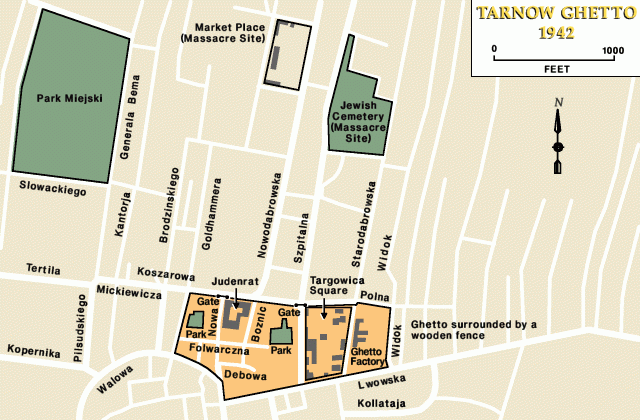 Tarnow ghetto plan