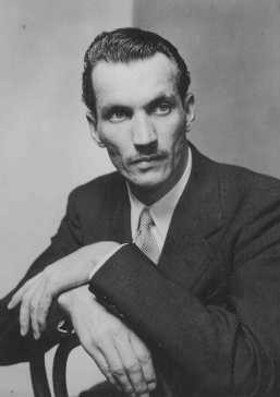 <p>Jan Karski, underground courier for the Polish government-in-exile, informed the West in the fall of 1942 about Nazi atrocities against Jews taking place in Poland. Washington, DC, United States, 1943.</p>