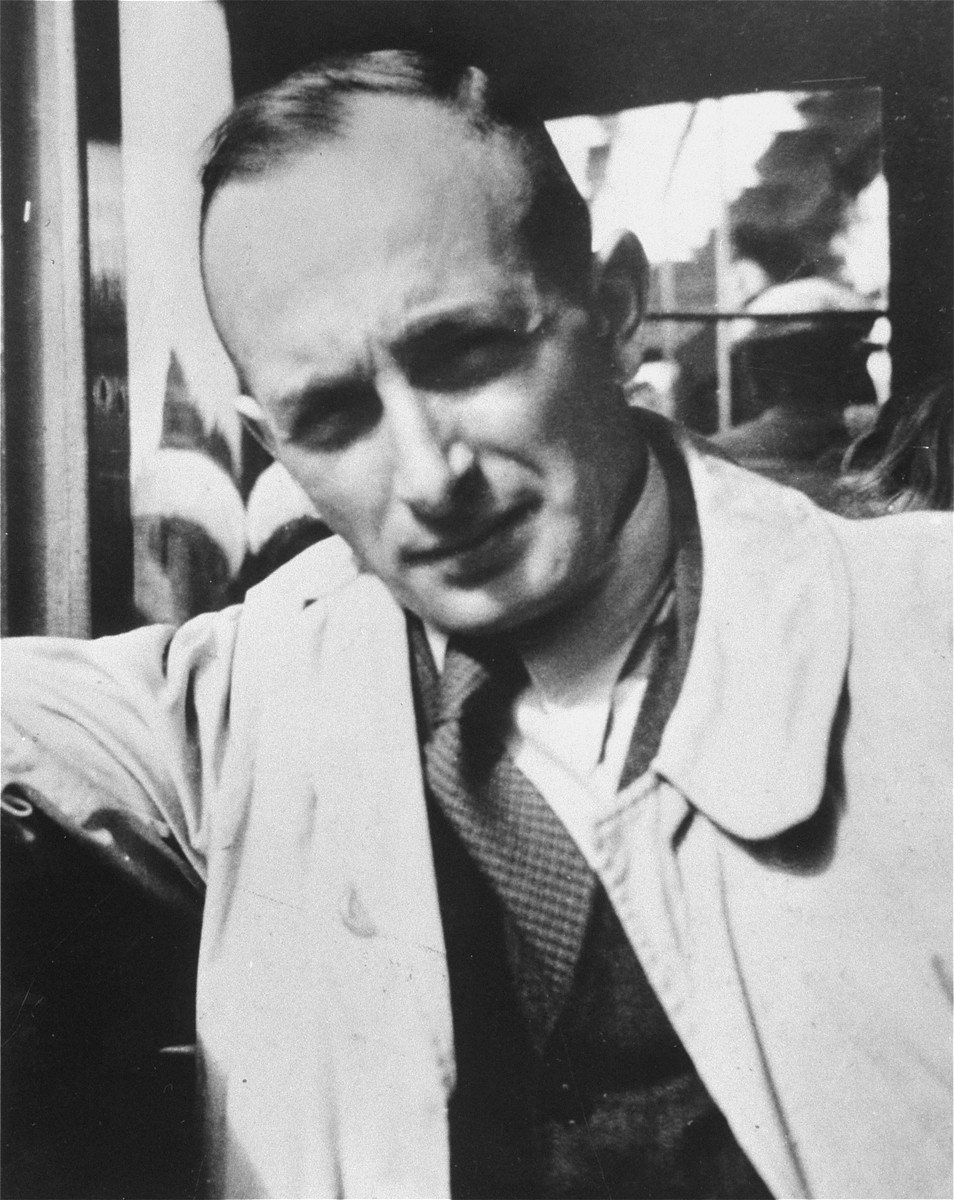 Adolf Eichmann, SS official in charge of deporting European Jewry.