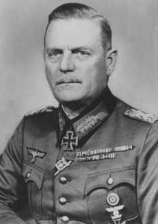 Wilhelm Keitel, head of the German Armed Forces High Command, who signed orders authorizing the shooting of Soviet prisoners of war. [LCID: 73802]