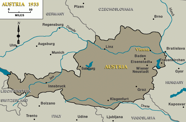 Austria 1933, Vienna indicated