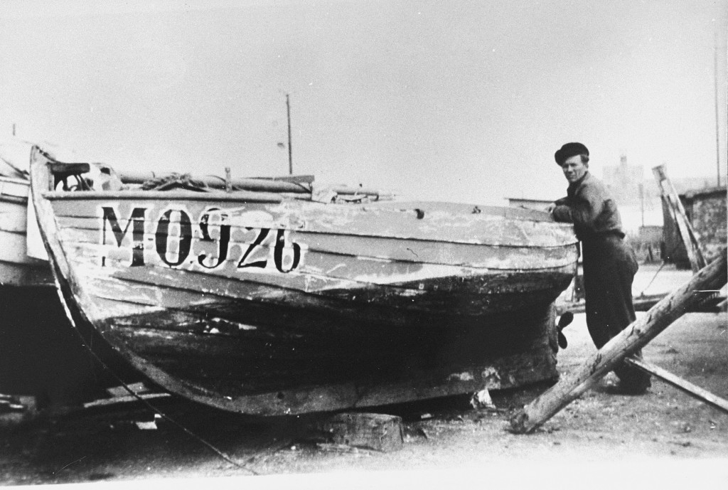 Danish fishermen used this boat to carry Jews to safety in Sweden during the German occupation.