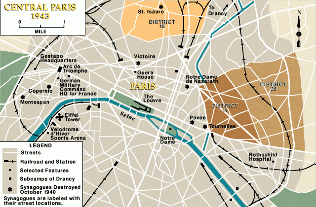 Central Paris, 1943