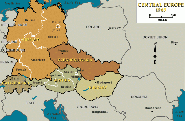 Central Europe, 1945
