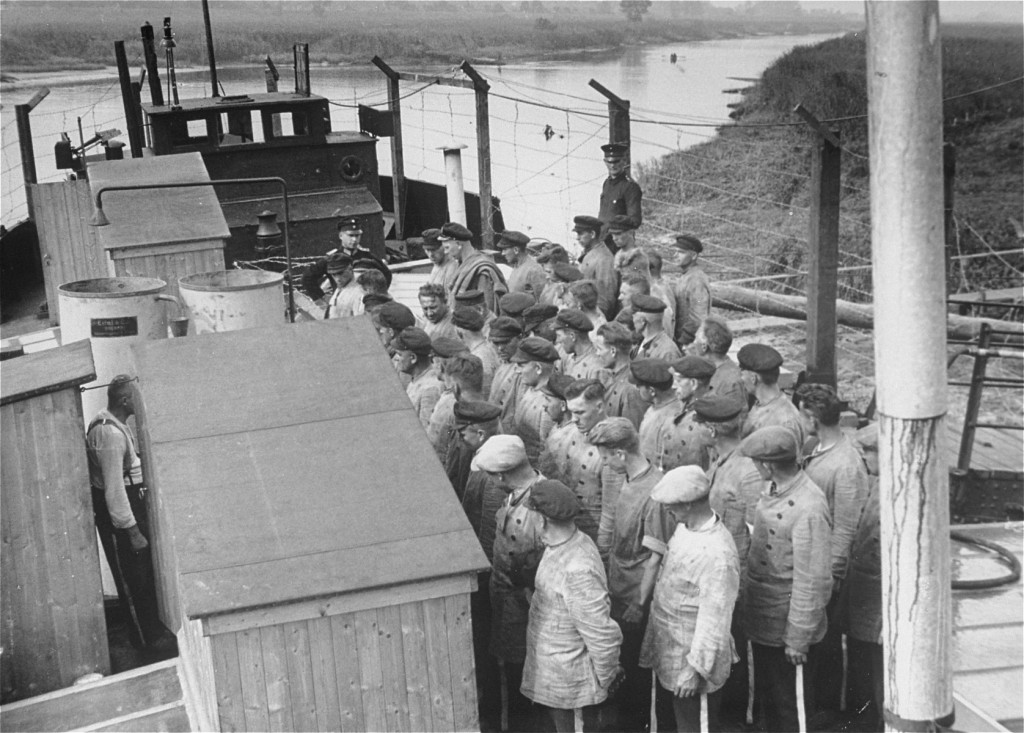Many of the early concentration camps were improvised.