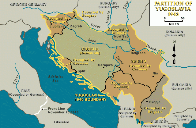 Partition of Yugoslavia, 1943