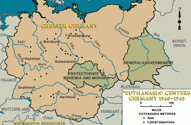 "Euthanasia" centers, Germany 1940-1945