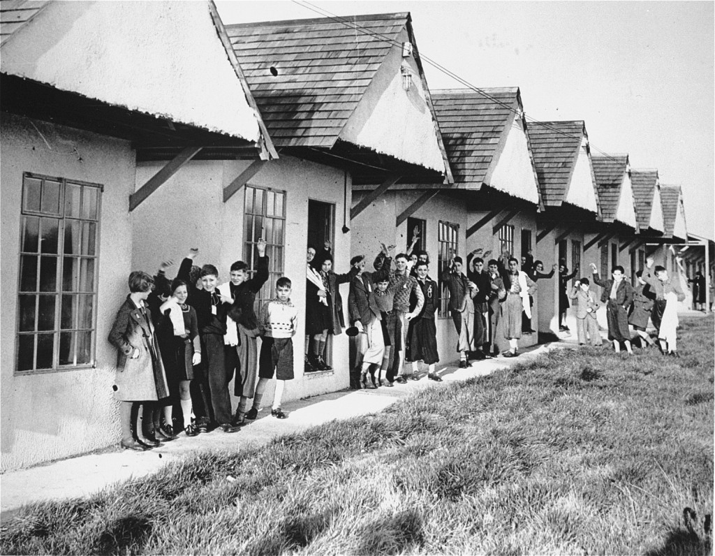 Jewish refugee children from Germany—part of a Children's Transport (Kindertransport)—at the holiday camp at Dovercourt Bay, ... [LCID: 10673]