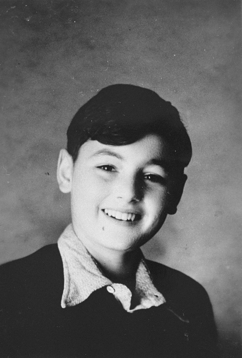 Photo of Peter Feigl, a Jewish child hidden in the Protestant village le Chambon-sur-Lignon. [LCID: 86064]