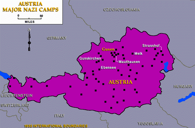 Nazi camps in Austria, Gusen indicated [LCID: gus72020]