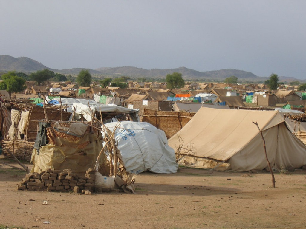 A camp for refugees in Chad. 2005.