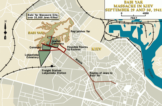 Babi Yar massacre in Kiev, 1941 [LCID: kie39040]