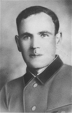 Postwar portrait of Alexander Bielski, a founding member of the Bielski partisan group.
