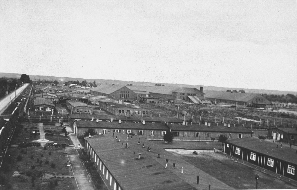 View of the Neuengamme concentration camp. Neuengamme, Germany, 1945. [LCID: 08735]