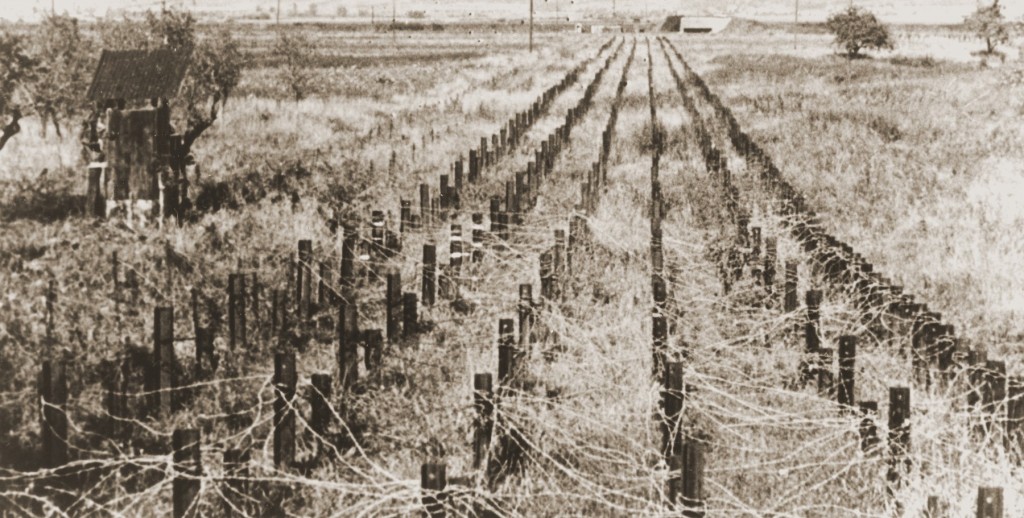 A view of part of the Maginot Line, a French defensive wall built after World War I to deter a German invasion.