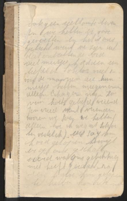 Selma Engel diary entry about escaping during the Sobibor uprising