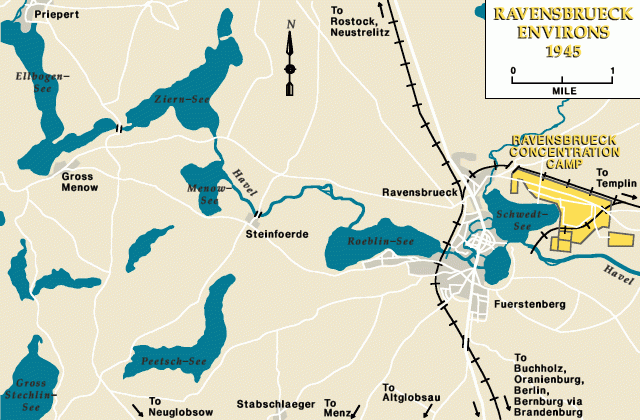 Ravensbrueck environs, January 1945