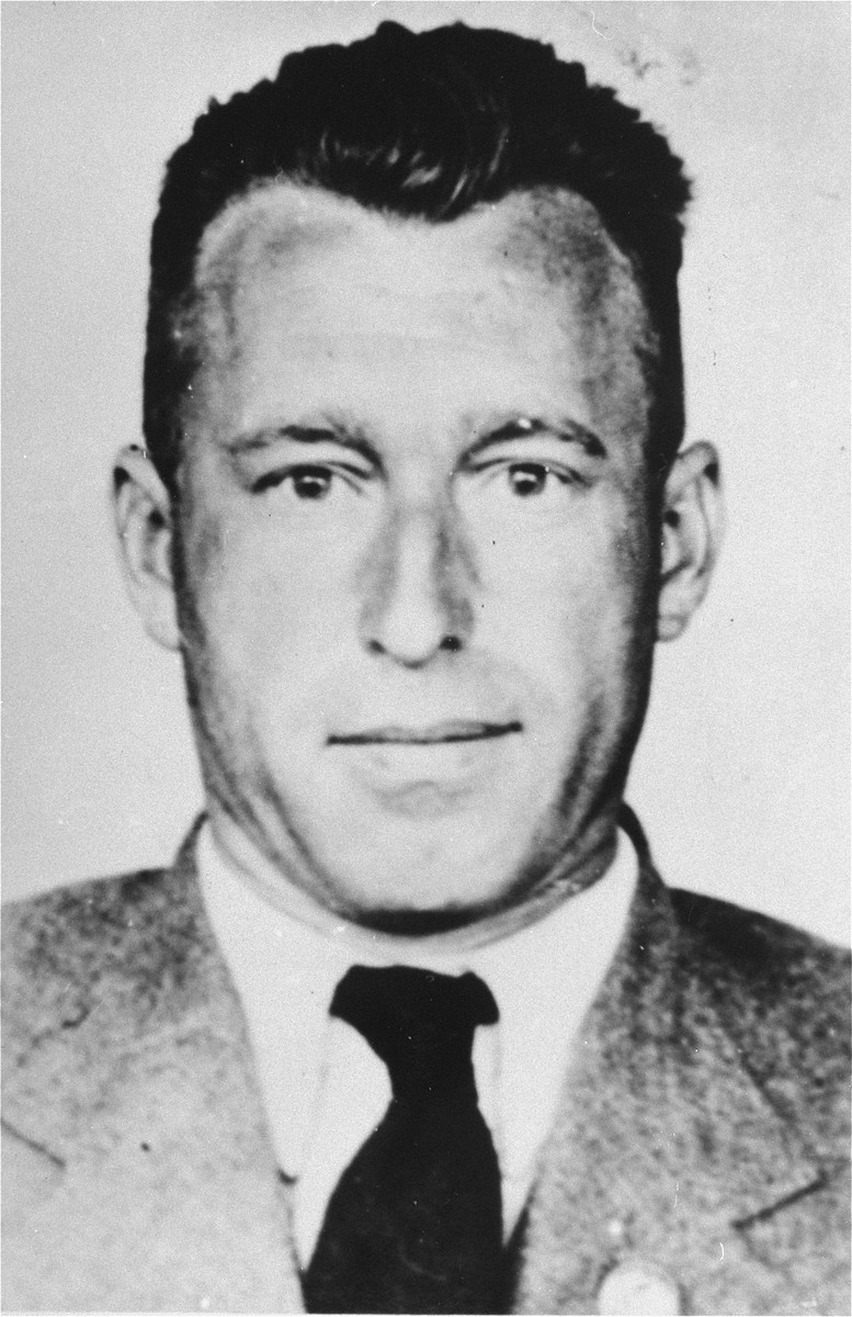 Portrait of Franz Stangl, commandant of the Treblinka killing center (September 1942 - August 1943).