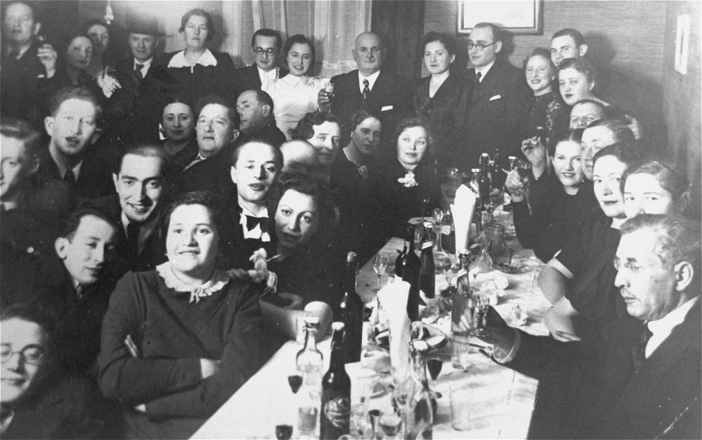 A wedding celebration. Kovno, Lithuania, ca. 1938. [LCID: 01522]
