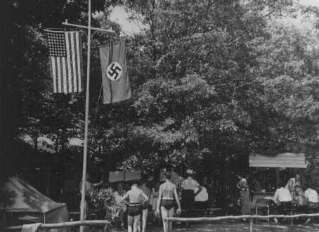 Summer camp on Long Island for young members of the pro-Nazi German American Bund. [LCID: 91818]