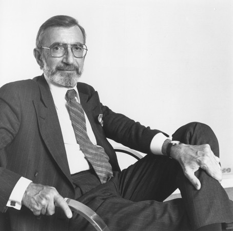 Portrait of James Ingo Freed, architect of the United States Holocaust Memorial Museum. [LCID: n07891]