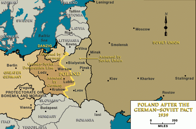 German-Soviet partition 1939