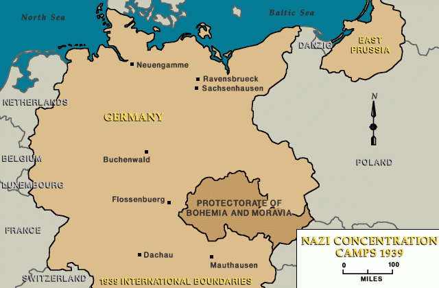 Nazi concentration camps, 1933-1939