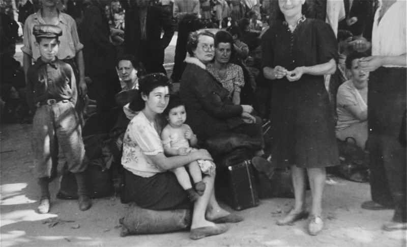 Polish Jewish refugees, part of the Brihah (the postwar mass flight of Jews from eastern Europe), arrive in Vienna. [LCID: 88783]