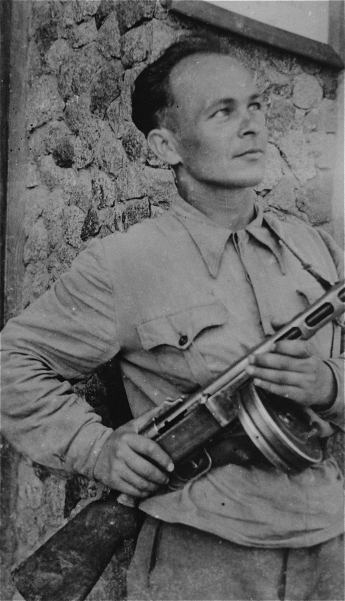 Shmerke Kaczerginski, a Jewish partisan in the Vilna area.