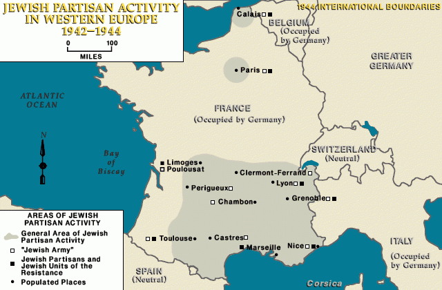 Jewish partisan activity in western Europe, 1942-1944 [LCID: fra75120]