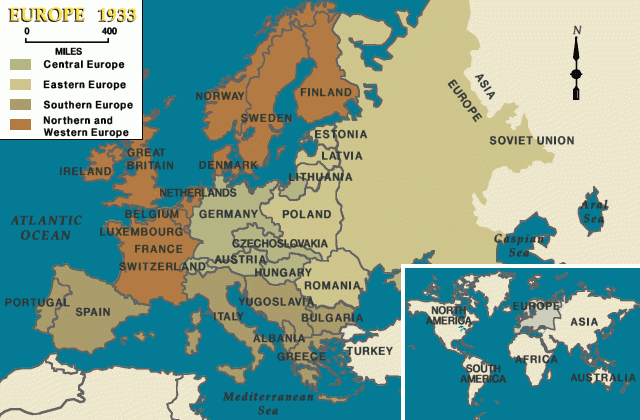 Europe, 1933
