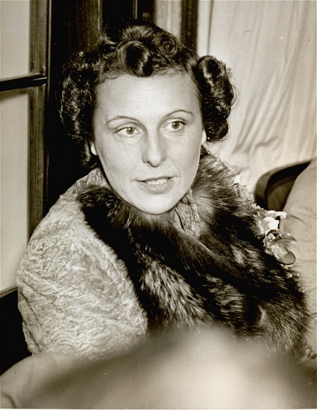 Portrait of Leni Riefenstahl.