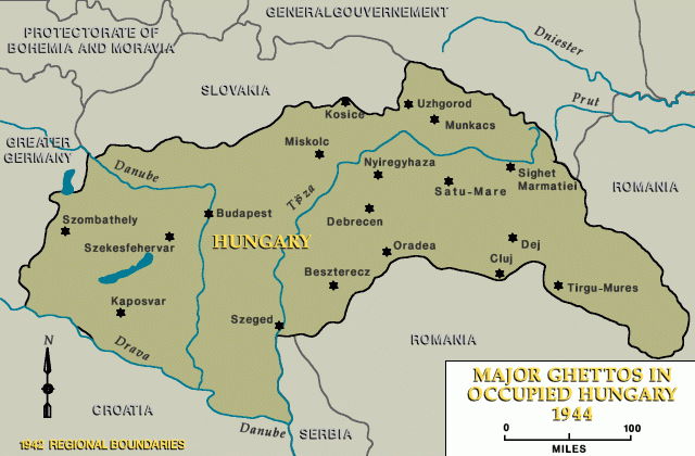 Ghettos in occupied Hungary, 1944
