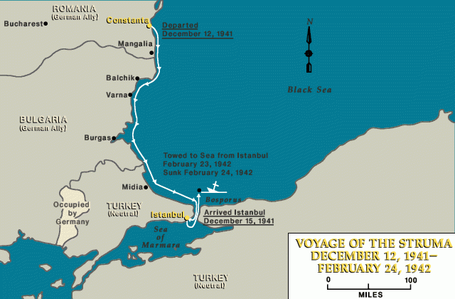 Voyage of the "Struma," December 1941-February 1942