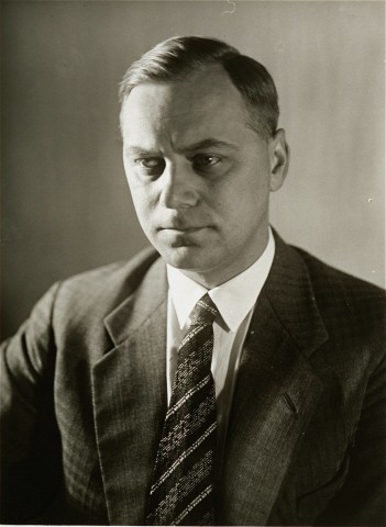 Portrait of Alfred Rosenberg.